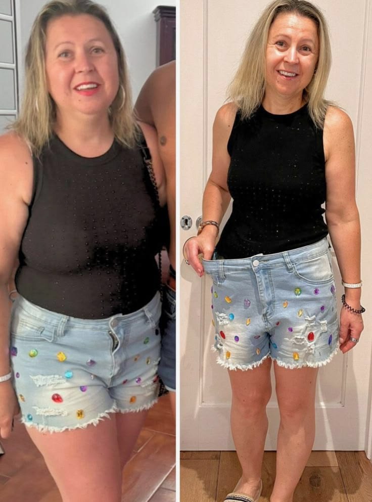 Antes y después - María